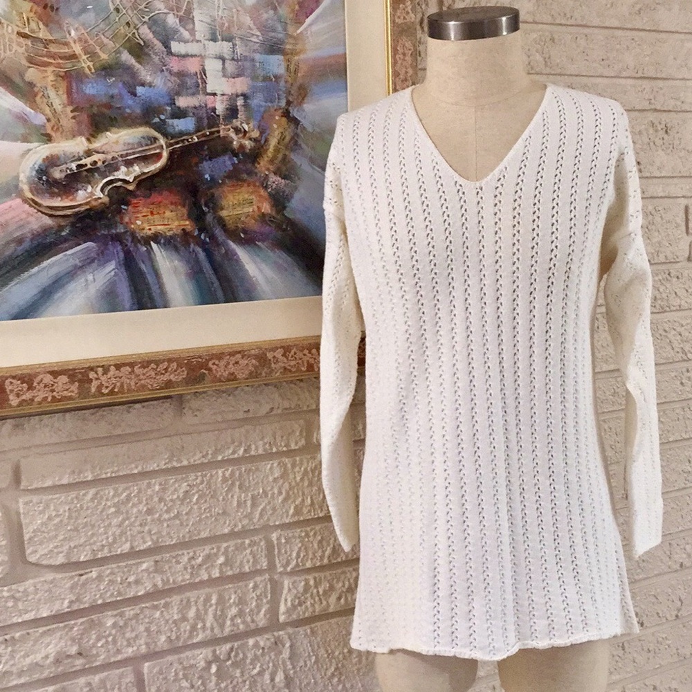 Avalin “V” Neckline Long Sleeve Sweater